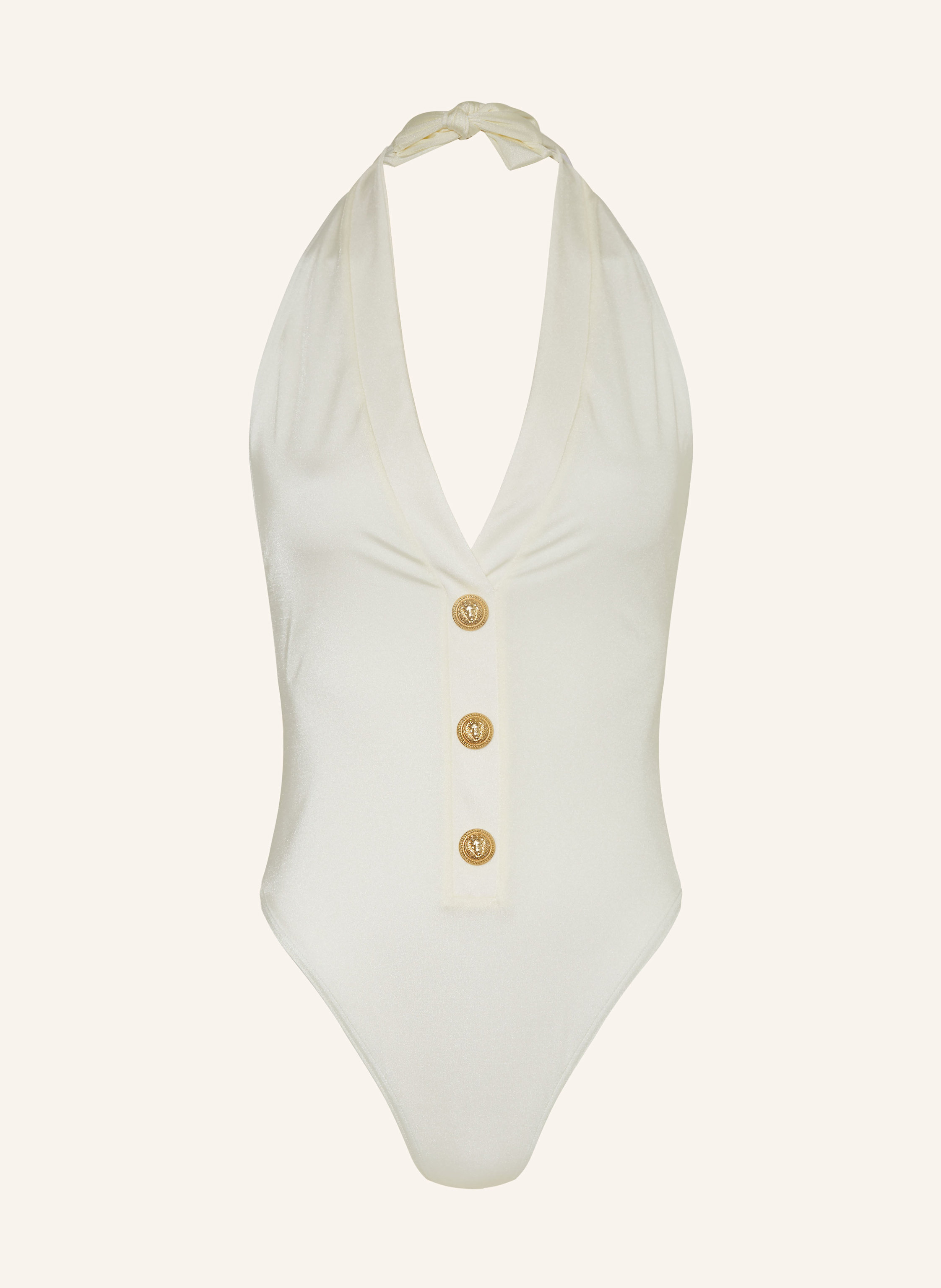 BALMAIN Neckholder-Badeanzug MAISON