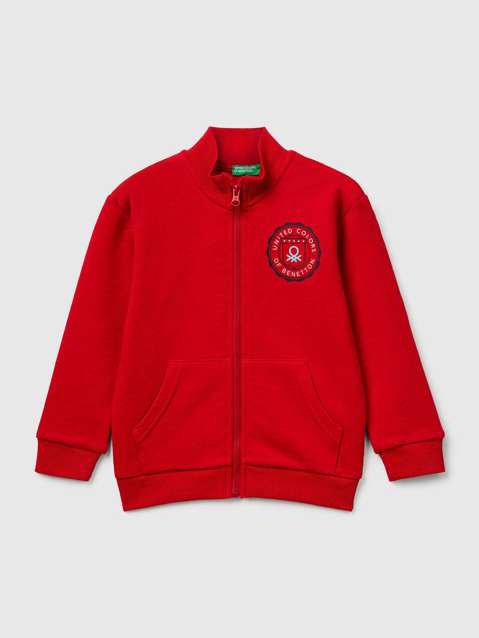 Cotton sweatshirt with logo