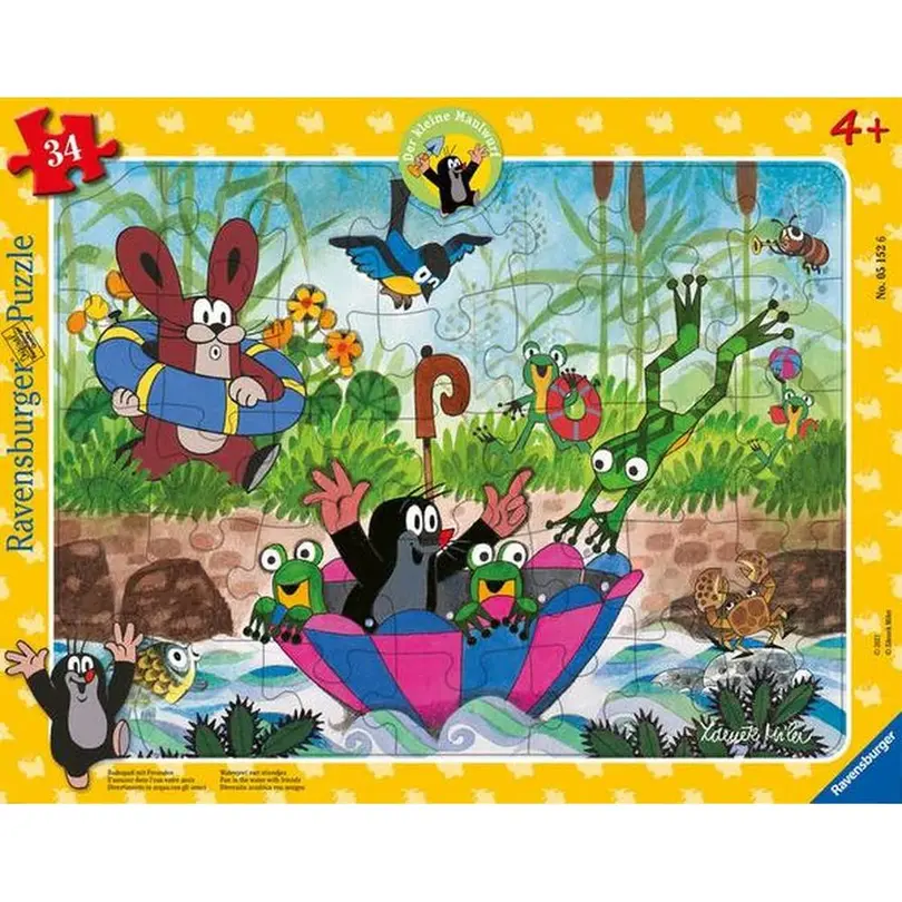 Puzzle 34-teilig Badespass mit Freunden