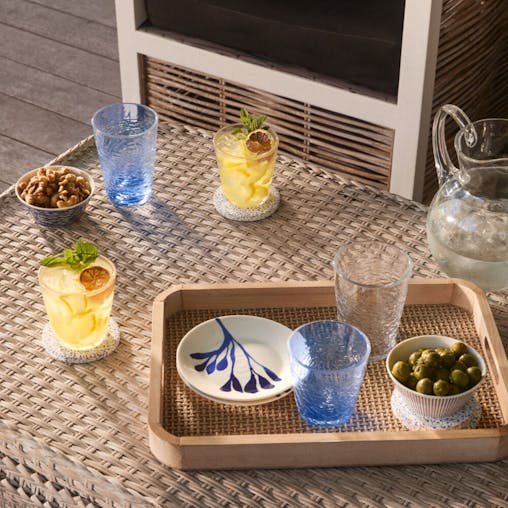 Royal Doulton Pacific 10th Anniversary Tumbler 350ml Set of 4 Blue