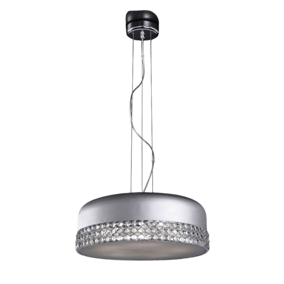 Lampa wisząca Carina kryształowe zdobienia biała 6xG9x42W IP20 Italux