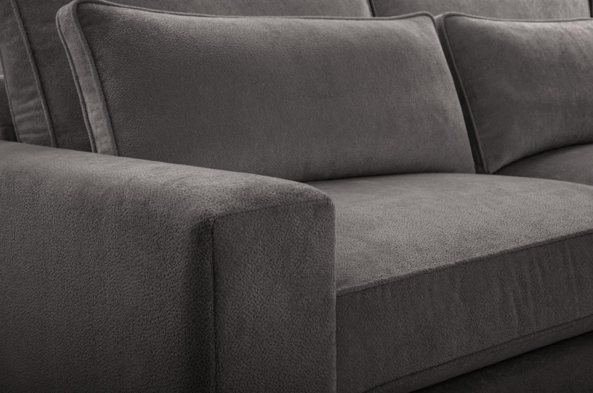 Sofa z loftowymi nogami LARA APHRODITE22 jasny szary