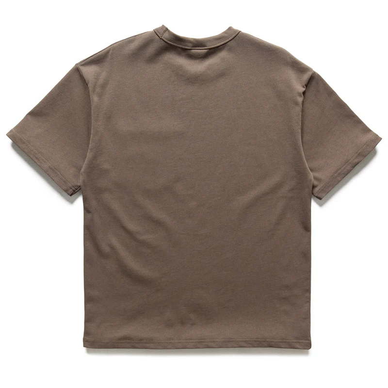 Politics Pocket Tee - Mocha
