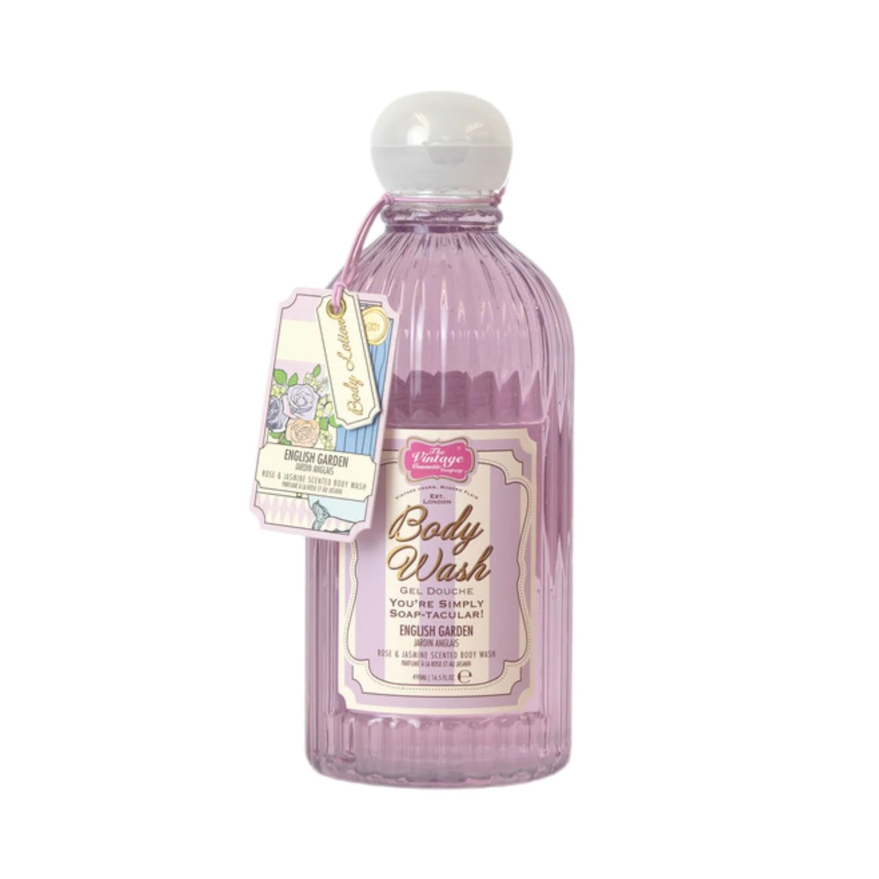 The Vintage Cosmetic Company English Garden Body Wash 490ml