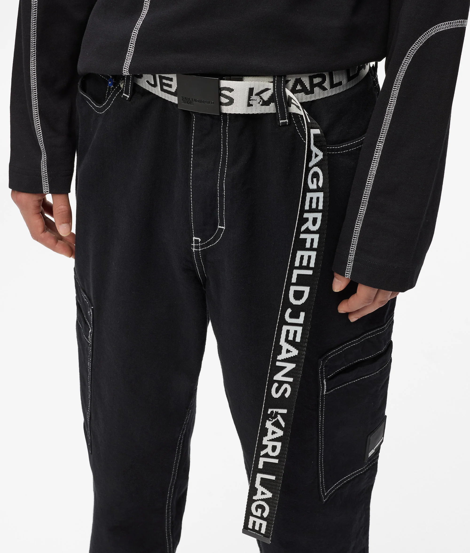 Ceinture en toile réversible