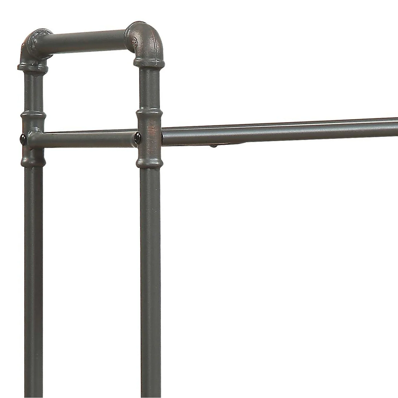 Antique Oak and Sandy Gray Finish Bookshelf