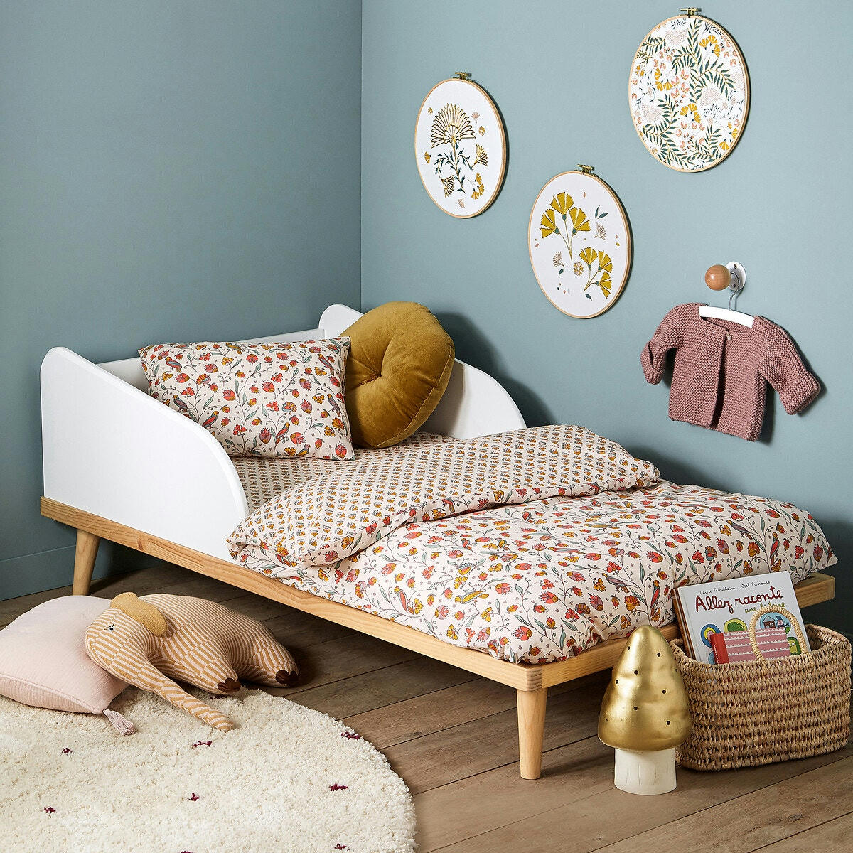 Drap-housse bébé en coton bonnet 17 cm, Bertille