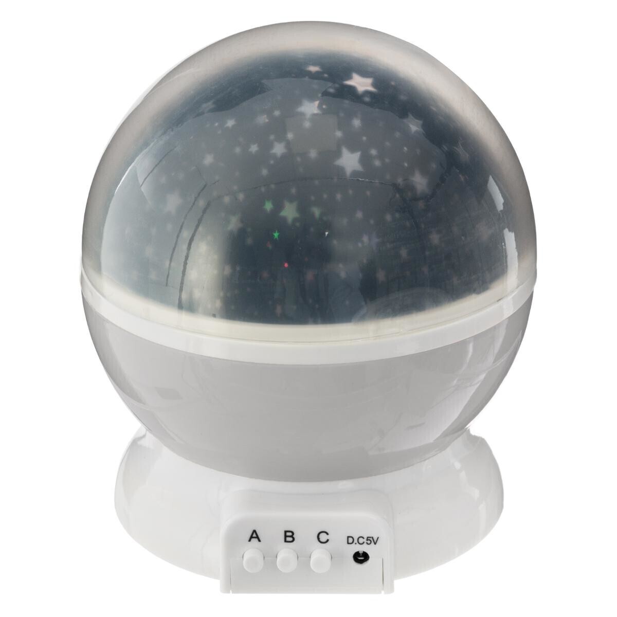 Kids nightlight "Projector" Grey, D.12 cm