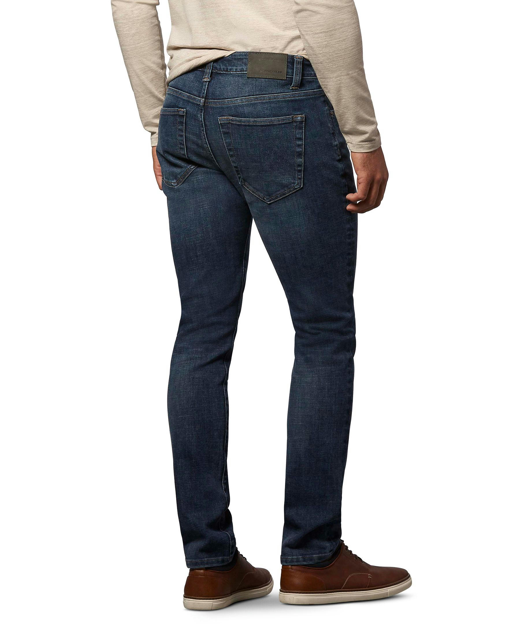 Denver Hayes Men's FLEXTECH Slim Fit 4-Way Stretch Jeans - Dark Wash