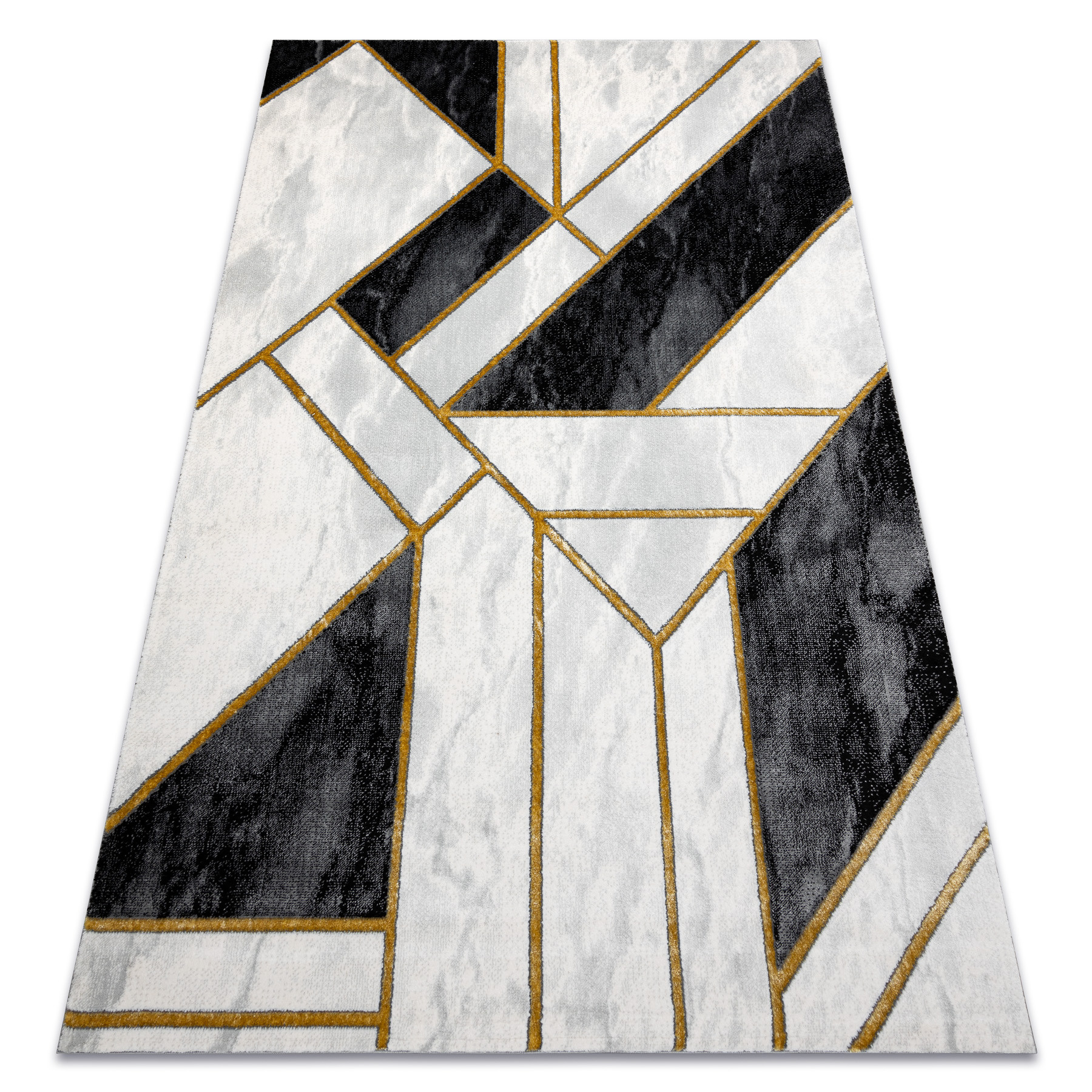 Dywan EMERALD ekskluzywny 1015 glamour, stylowy marmur, 80x150 cm