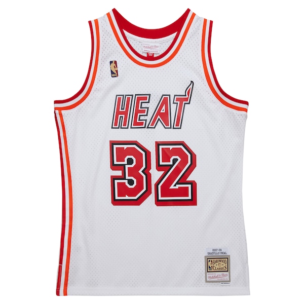 Shaquille O'Neal Miami Heat 2007/08 Hardwood Classics Swingman Jersey - White