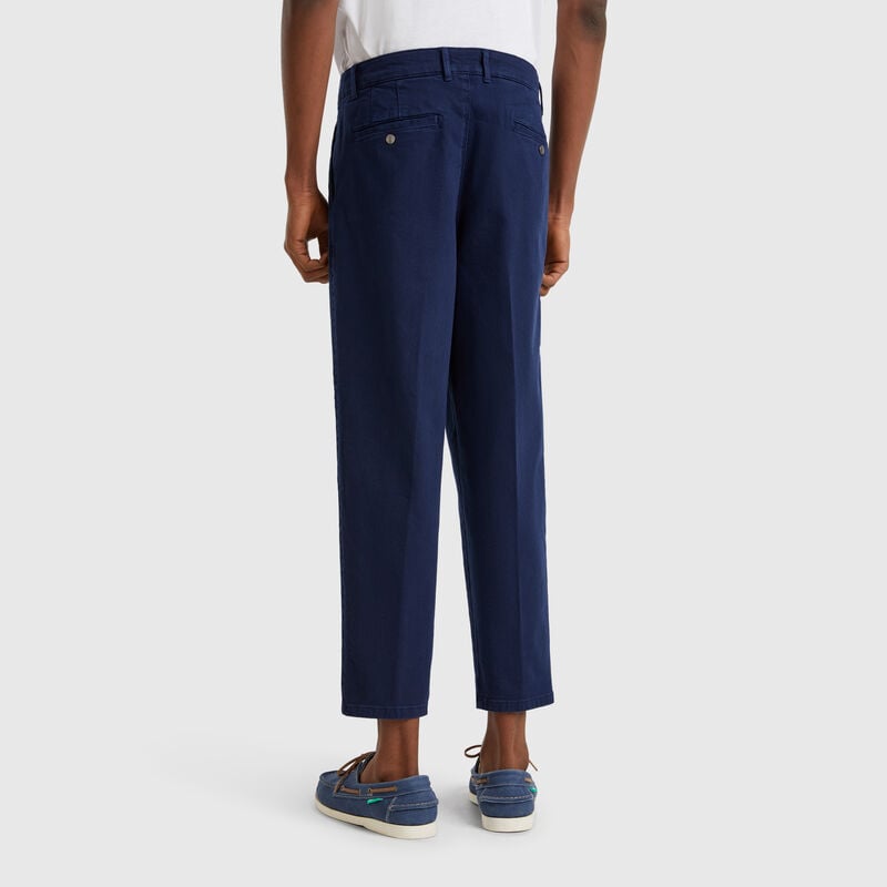 Stretch cotton chinos