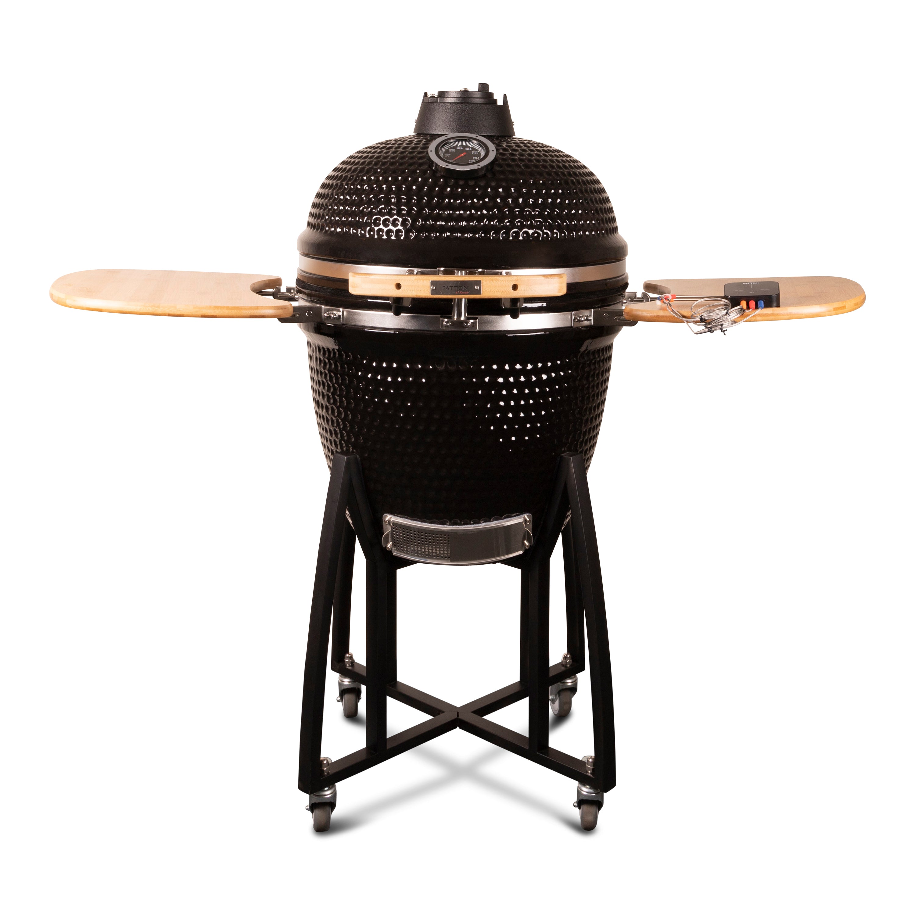 Patton Kamado Grill Keramische Barbecue 21" B 130 x D 74 cm