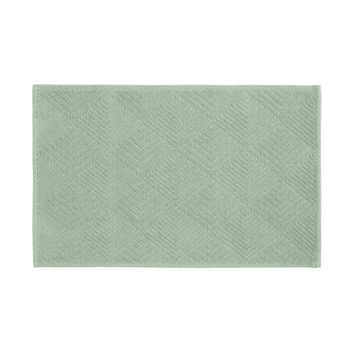 PUNTO DESIGN - Tapis en coton antidérapant 1350 g/m²  sauge 60x100 cm