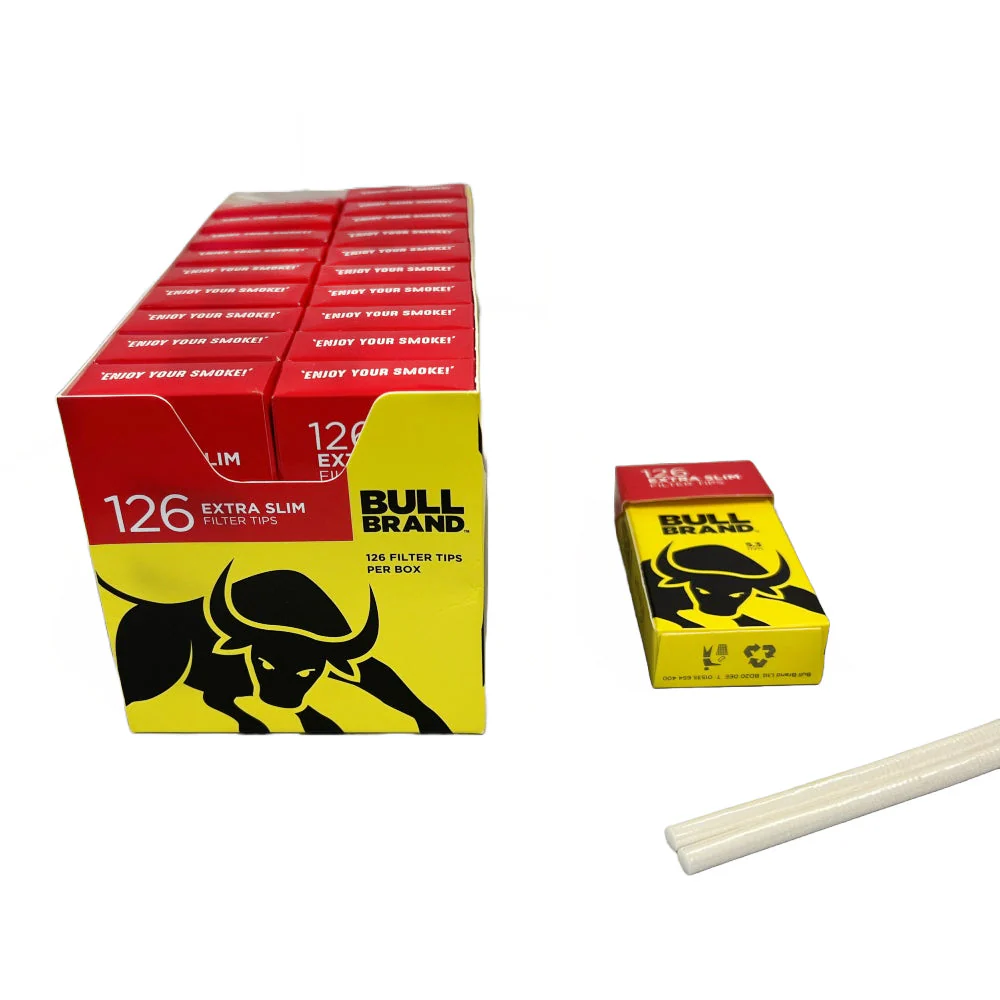 Bull Brand Extra Slim POP-OUT Filters (20 Packs)