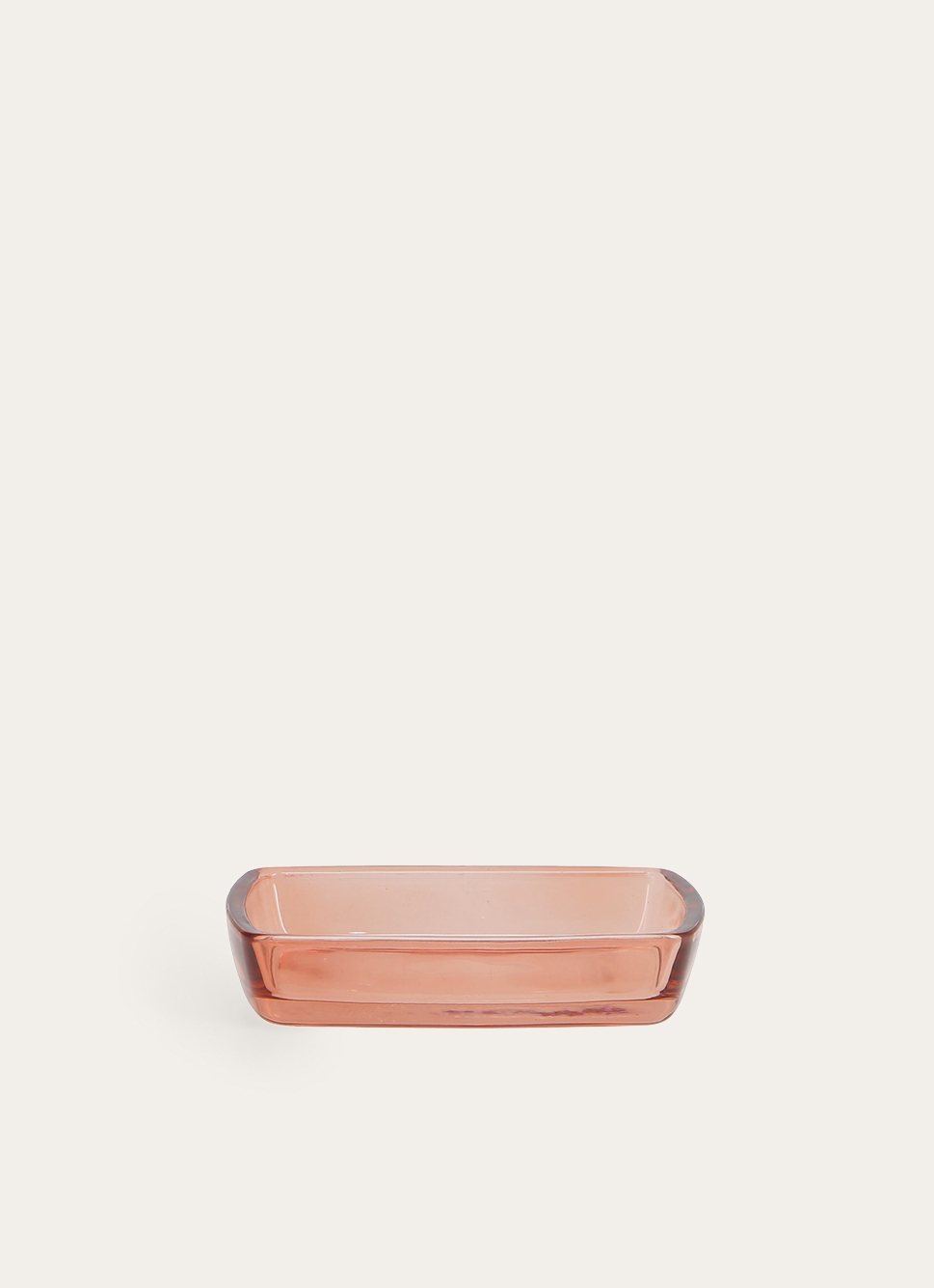 PORTE-SAVON EN VERRE DÉGRADÉ ROSE/CORAIL