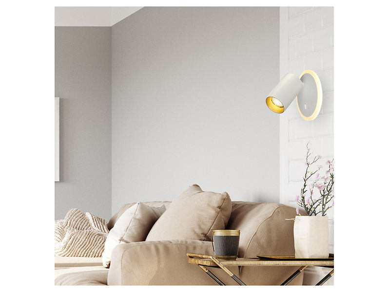 Spot Parma 2-punktowy GU10 LED metalowy bialy