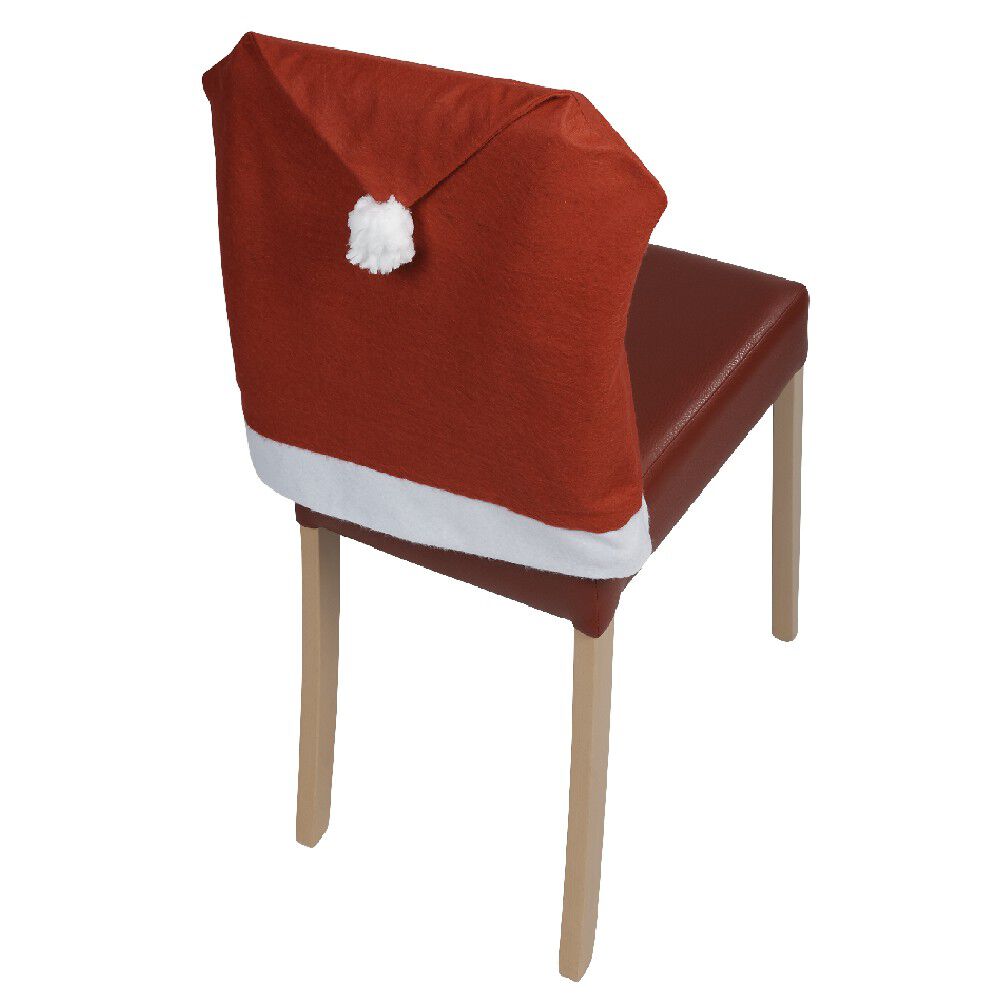 Housse de chaise forme bonnet de No&euml;l