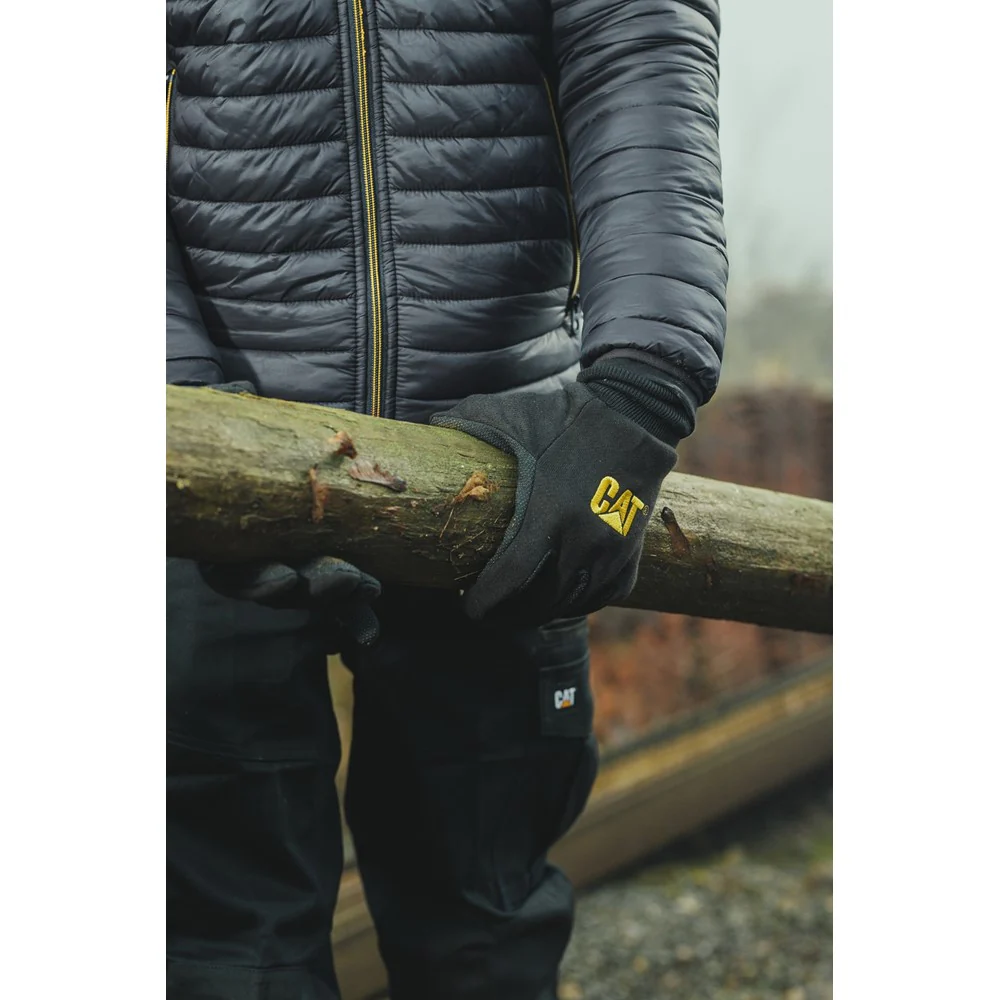 Caterpillar Jersey Dotted Gloves