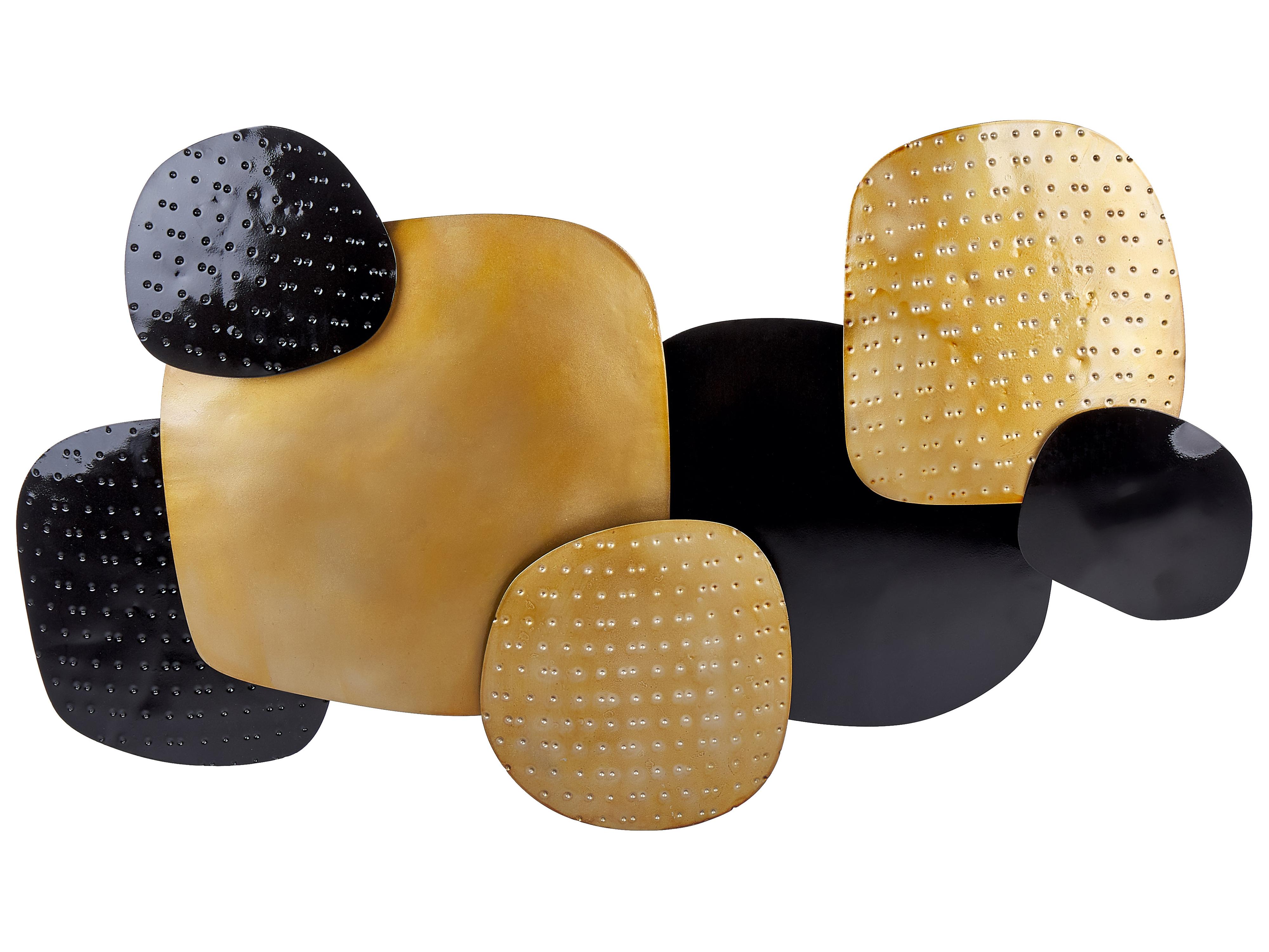 Wall Decor HAFNIUM Metal 48 cm Gold