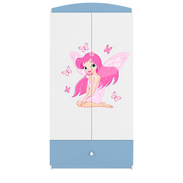 Armoire à vêtements pour enfant Babydreams Armoire à portes battantes Elfe I Bleu
