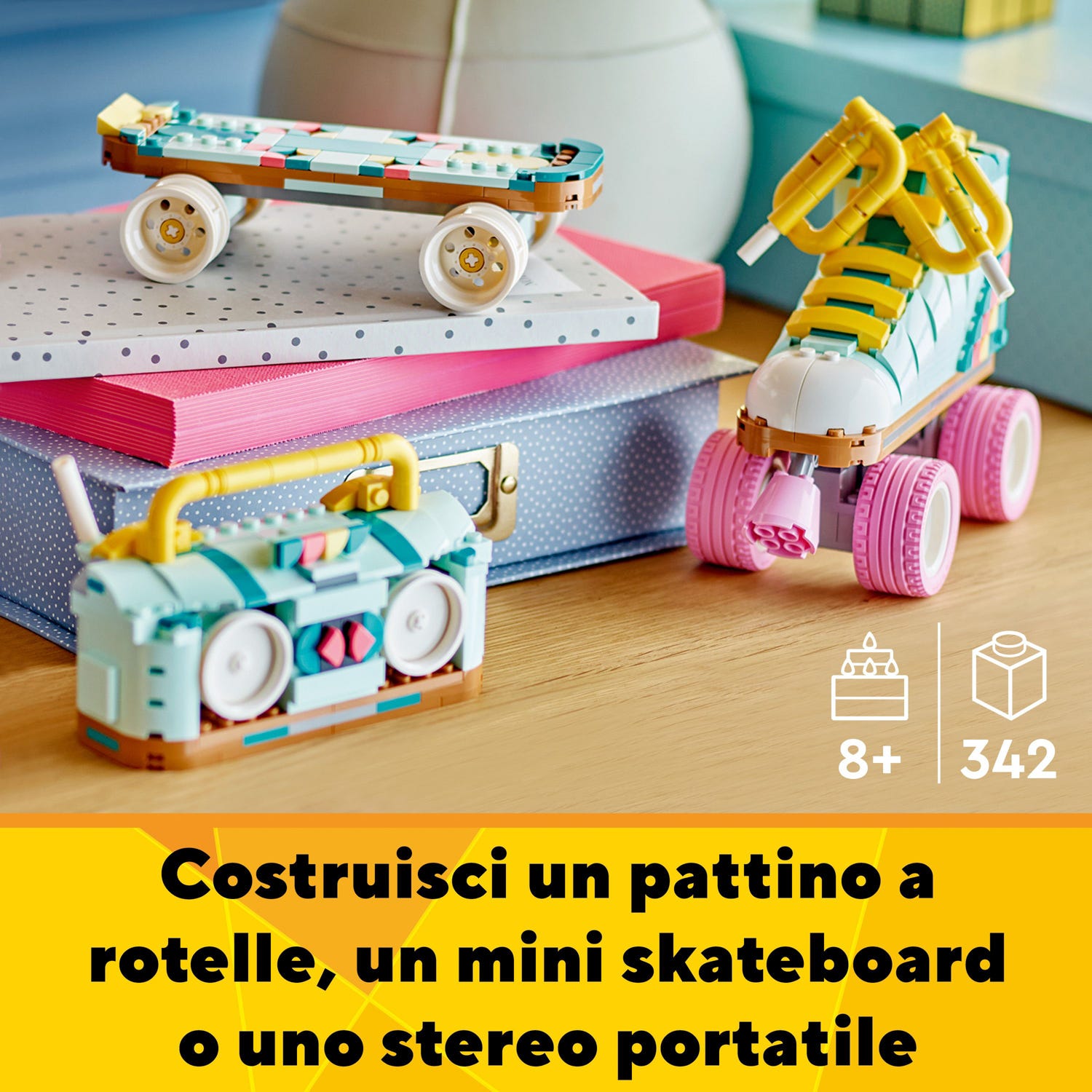 Pattino a rotelle retrò 3 in 1 Lego Creator