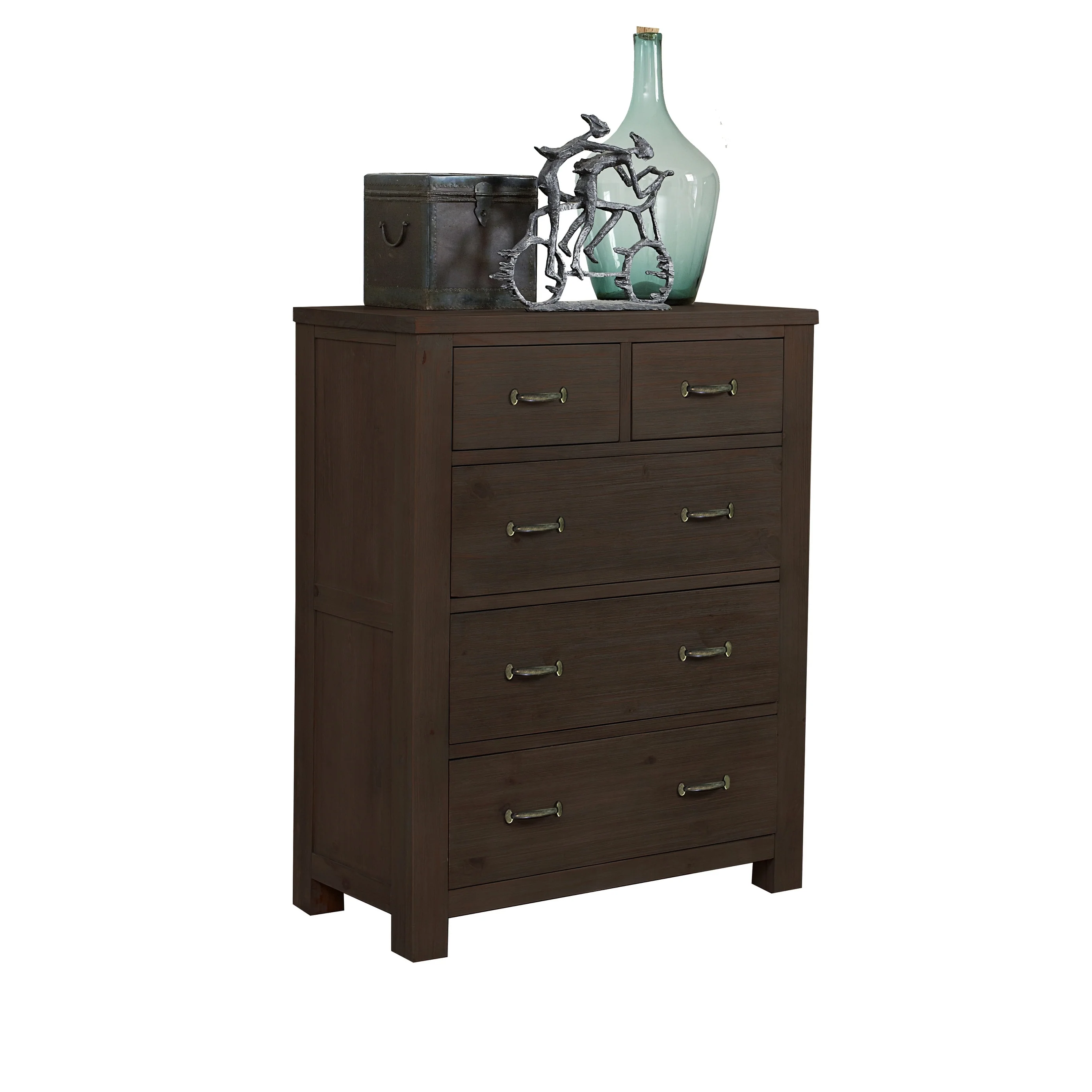 Hillsdale Kids and Teen Highlands Wood 5-Drawer Chest, Espresso