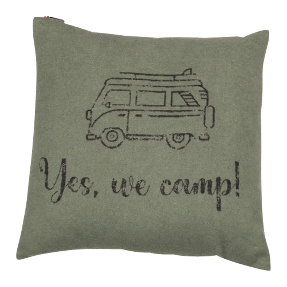 Zierkissenhülle Camping