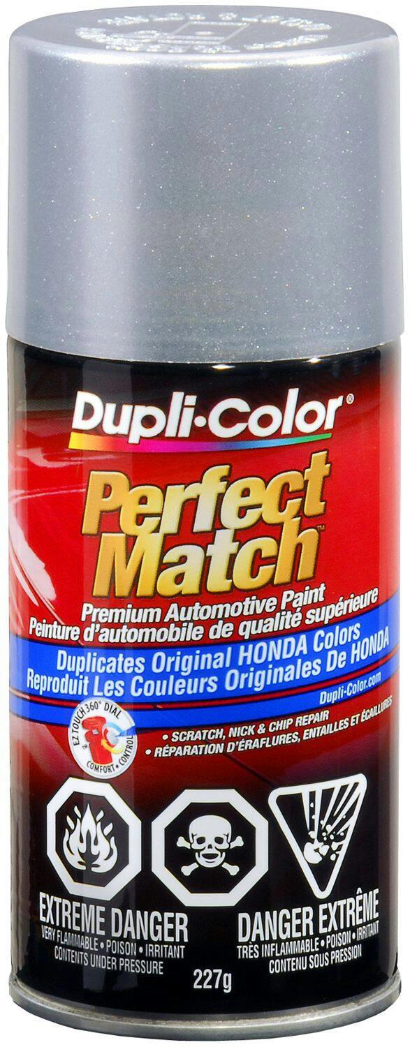 Dupli-Color Perfect Match Premium Acrylic Lacquer Automotive Aerosol Spray Paint, Alabaster Silver Metallic (NH700M), 227-g