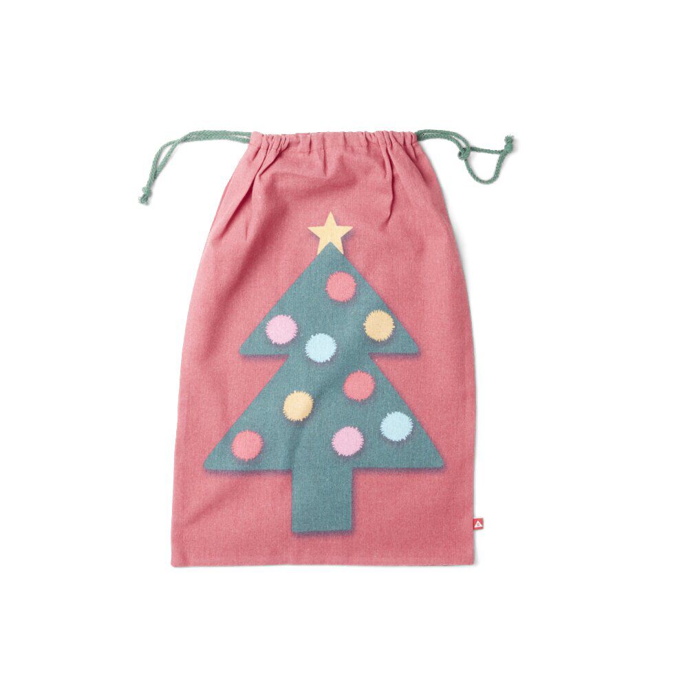 Sac cadeau tissu réutilisable 40x60cm (3 modèles)