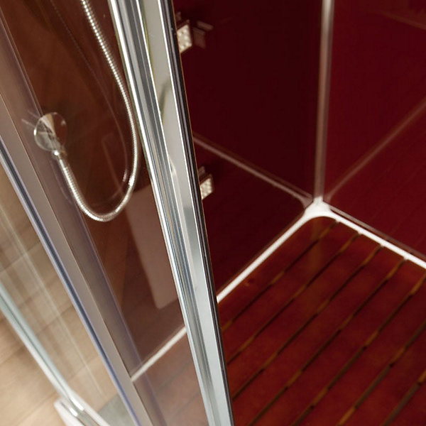 Cabine De Douche Avec Hydromassage 90X90 Semi-Circulaire - Cosmo