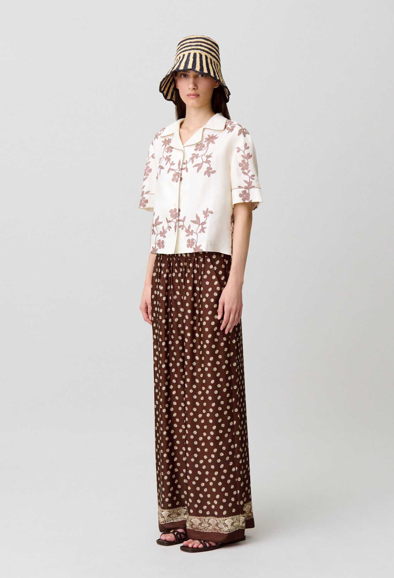 Chemise fleurs