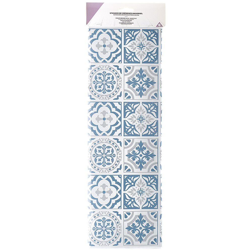 Crédence motif carreau de ciment