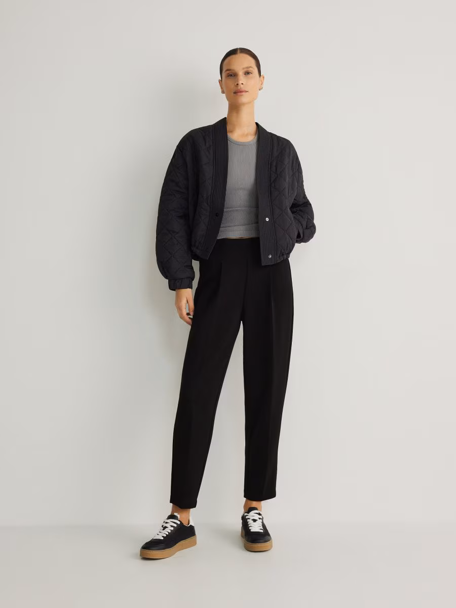 Trousers With Pressed Crease