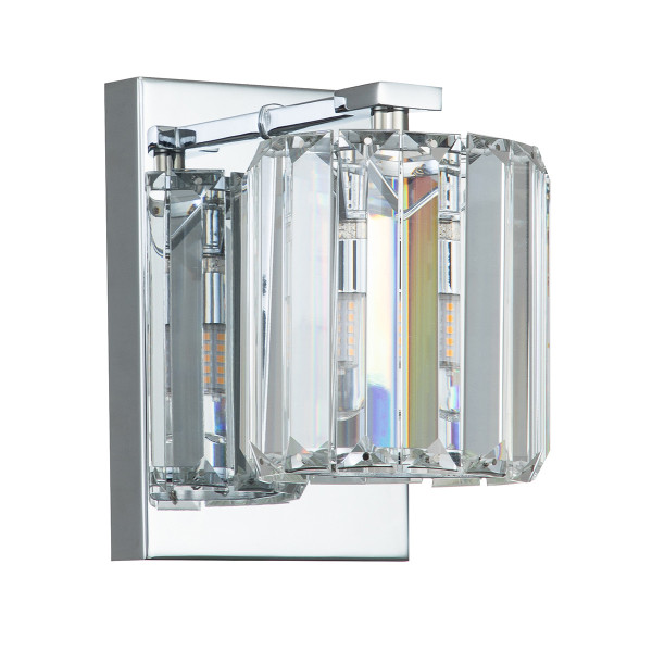Kinkiet polerowany chrom Divine 1xG9x3W wym:17,8x12x15,2cm IP44 Quoizel