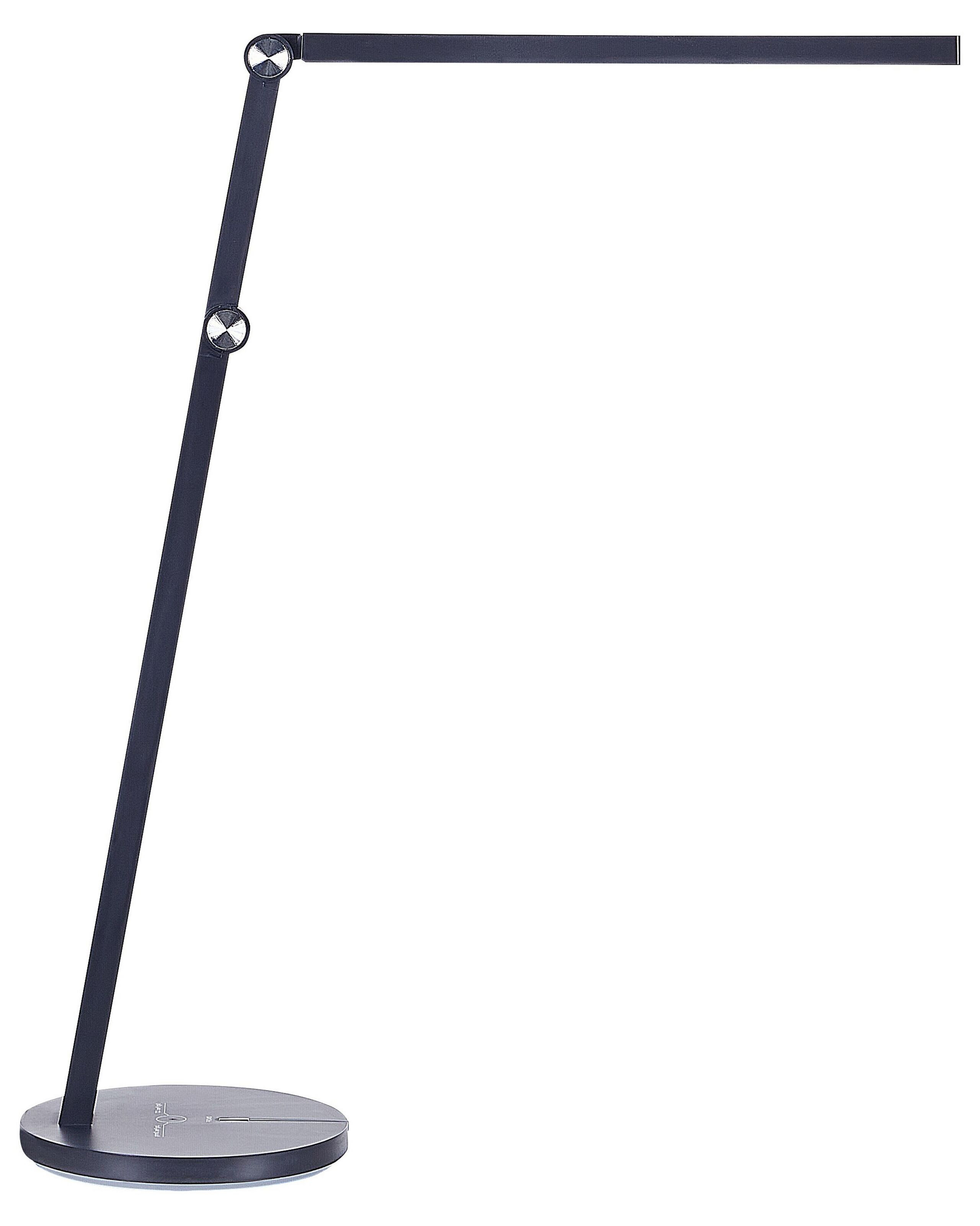 Lampa biurkowa z przełącznikiem dotykowym czarna