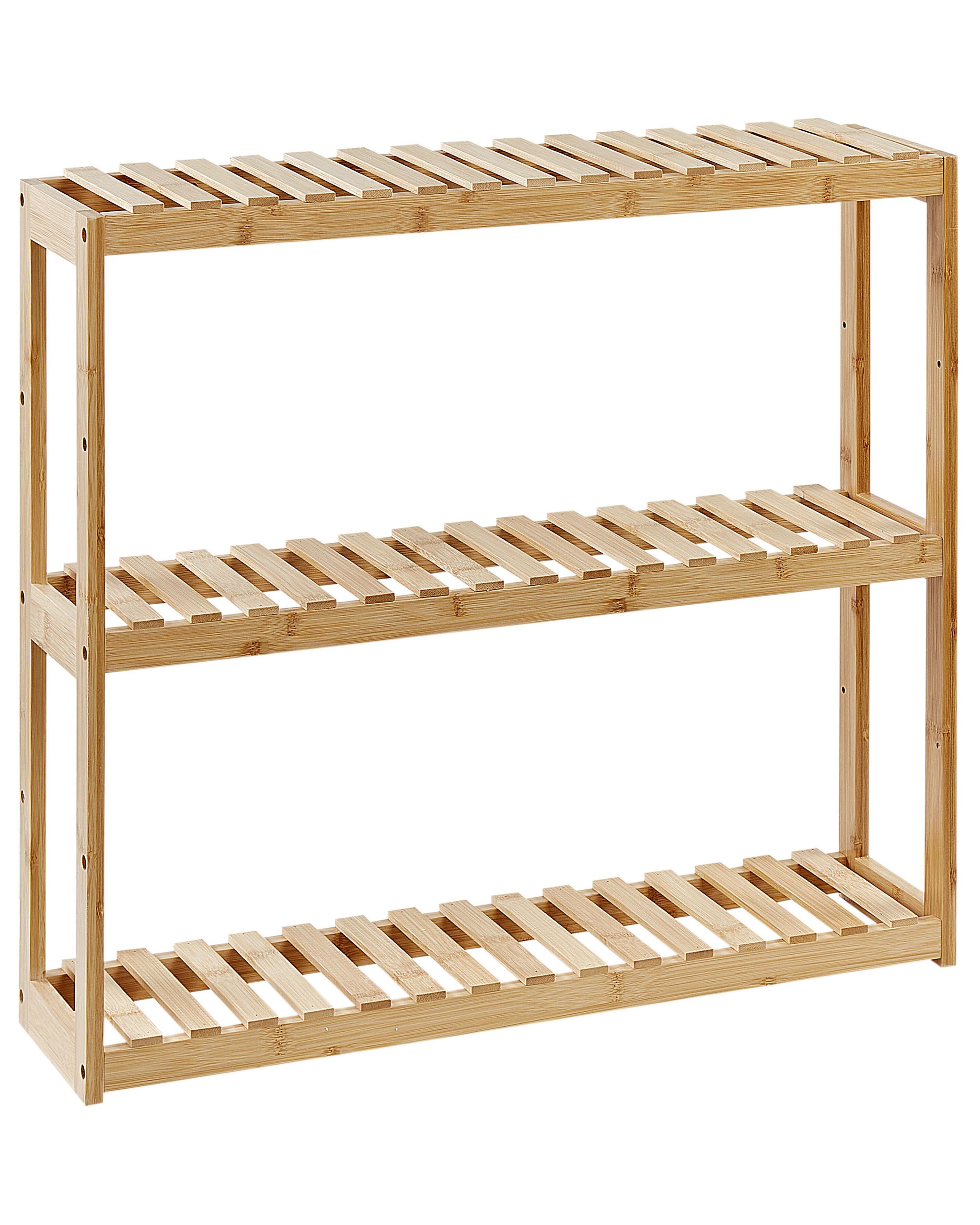 Shelving Unit PADUCAH Bamboo Light Brown