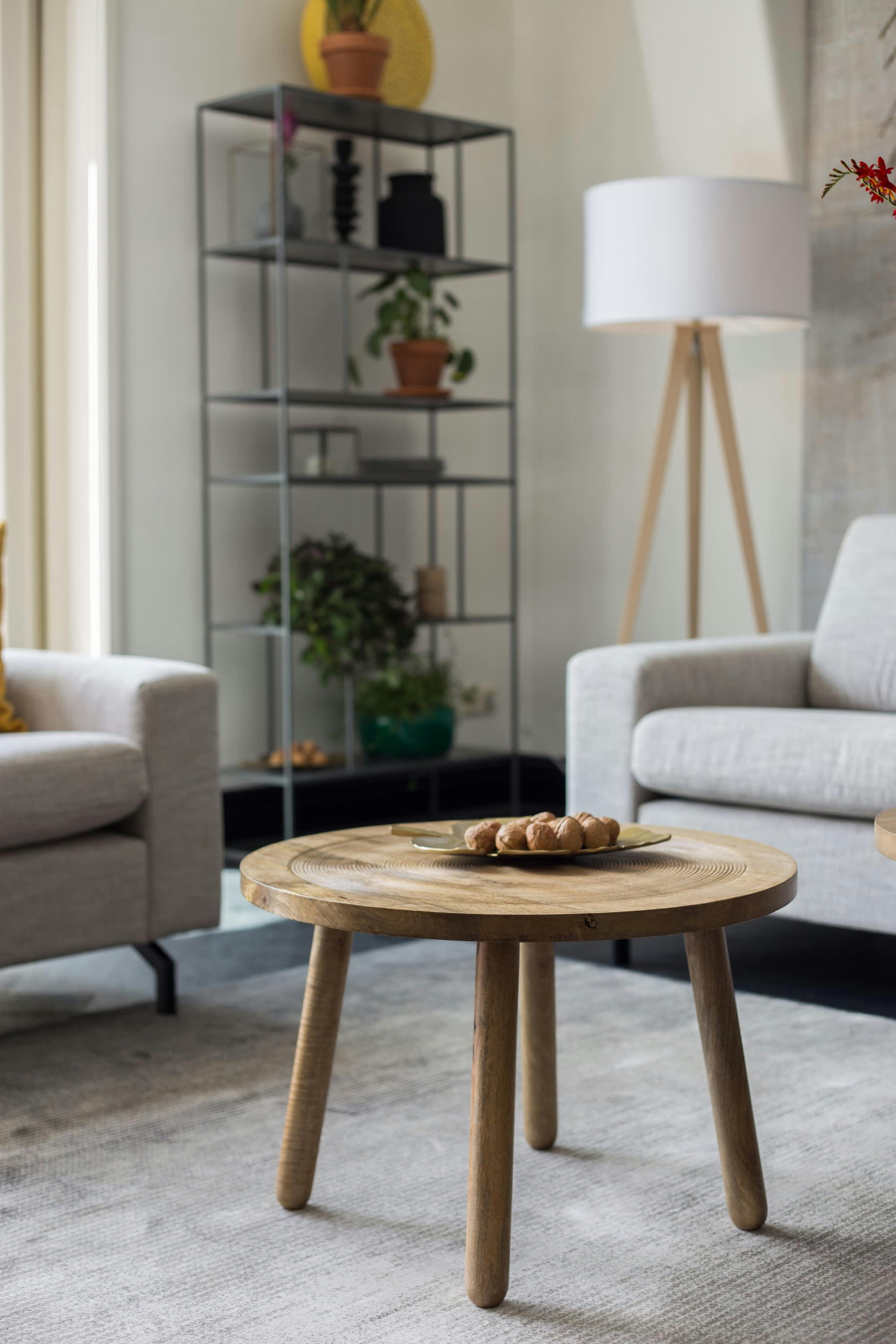 DENDRON - Table d'appoint L en bois beige