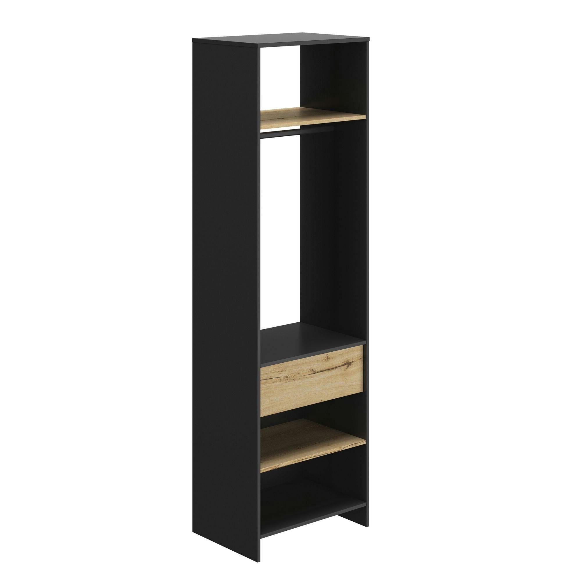 GARLONE - Dressing effet bois et noir