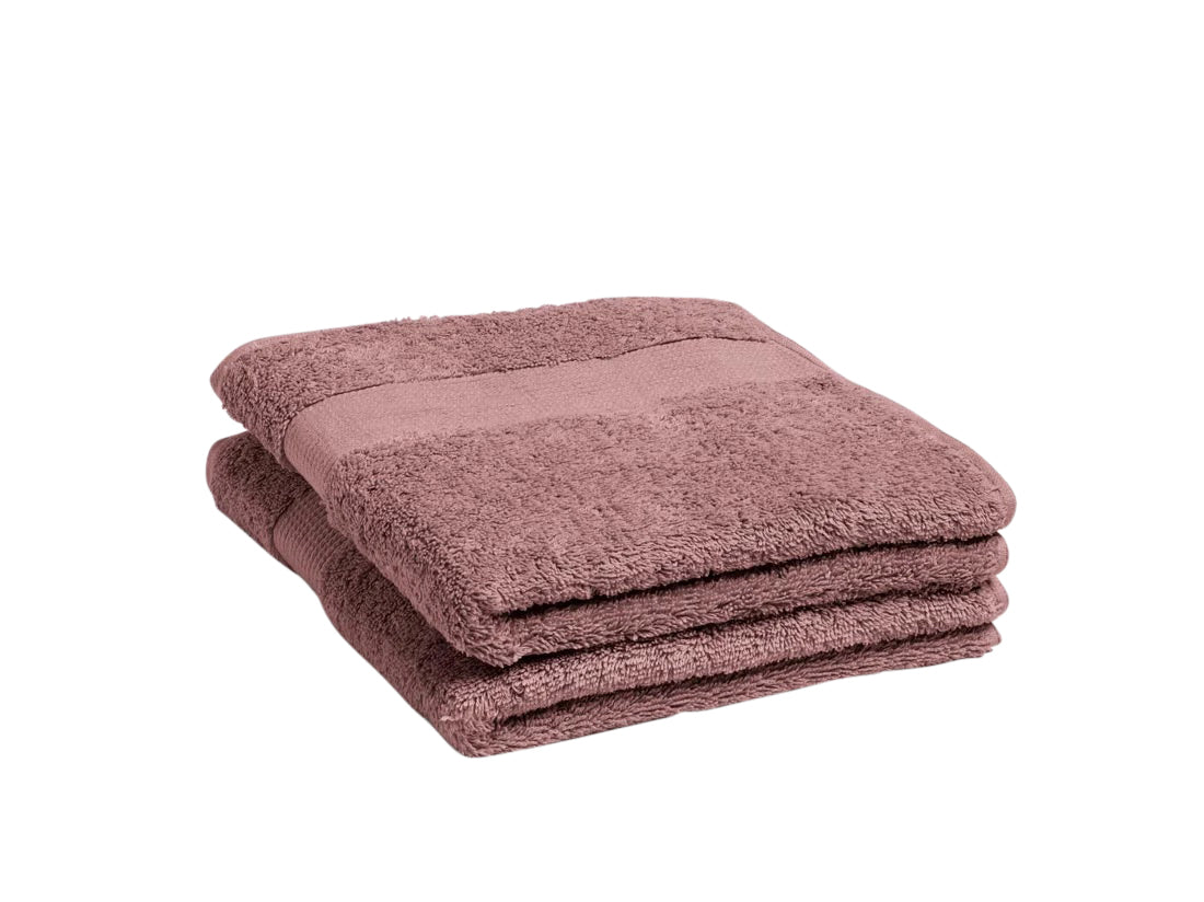 Yumeko handdoeken Terry - blush rose - 50x100 - 2 st