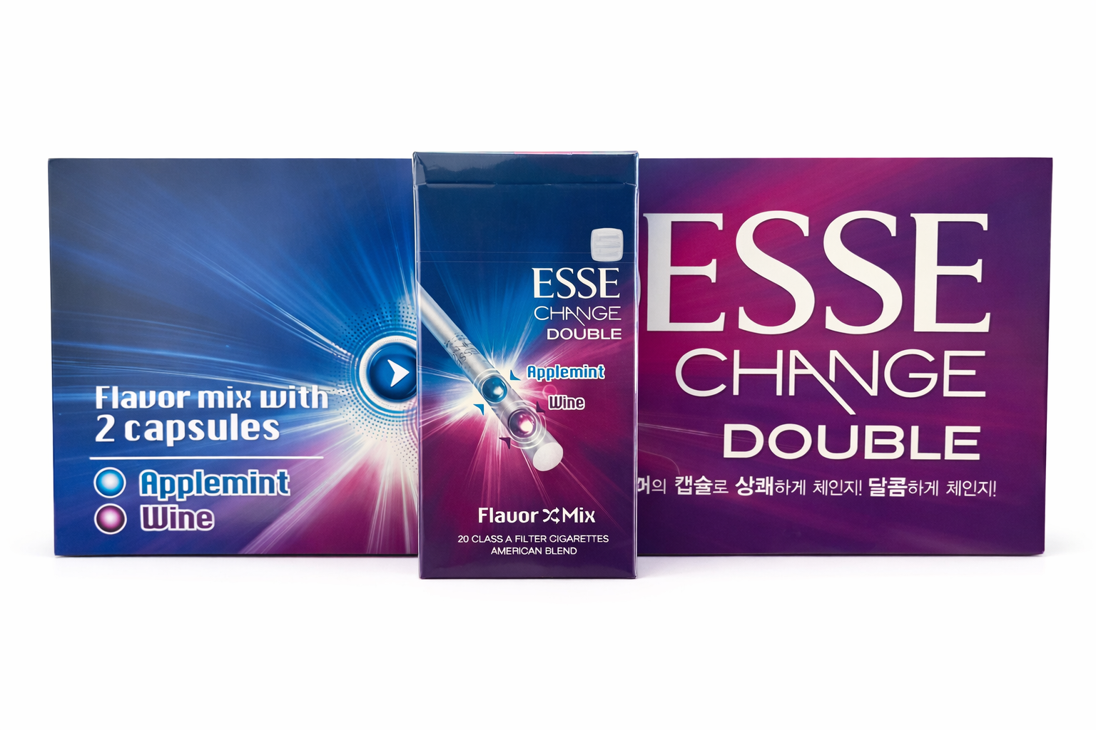 Esse Change Double Wine flavors x 10 Packs /1 Carton