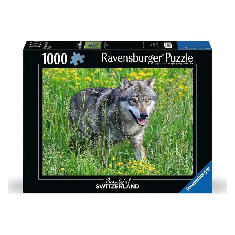 Puzzle Wolf im Natur- und Tierpark Goldau