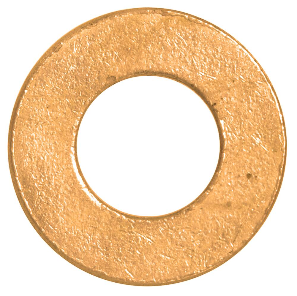 Hillman Flat Washers, For Decks and Fences, Brass-Finish, Assorted Sizes