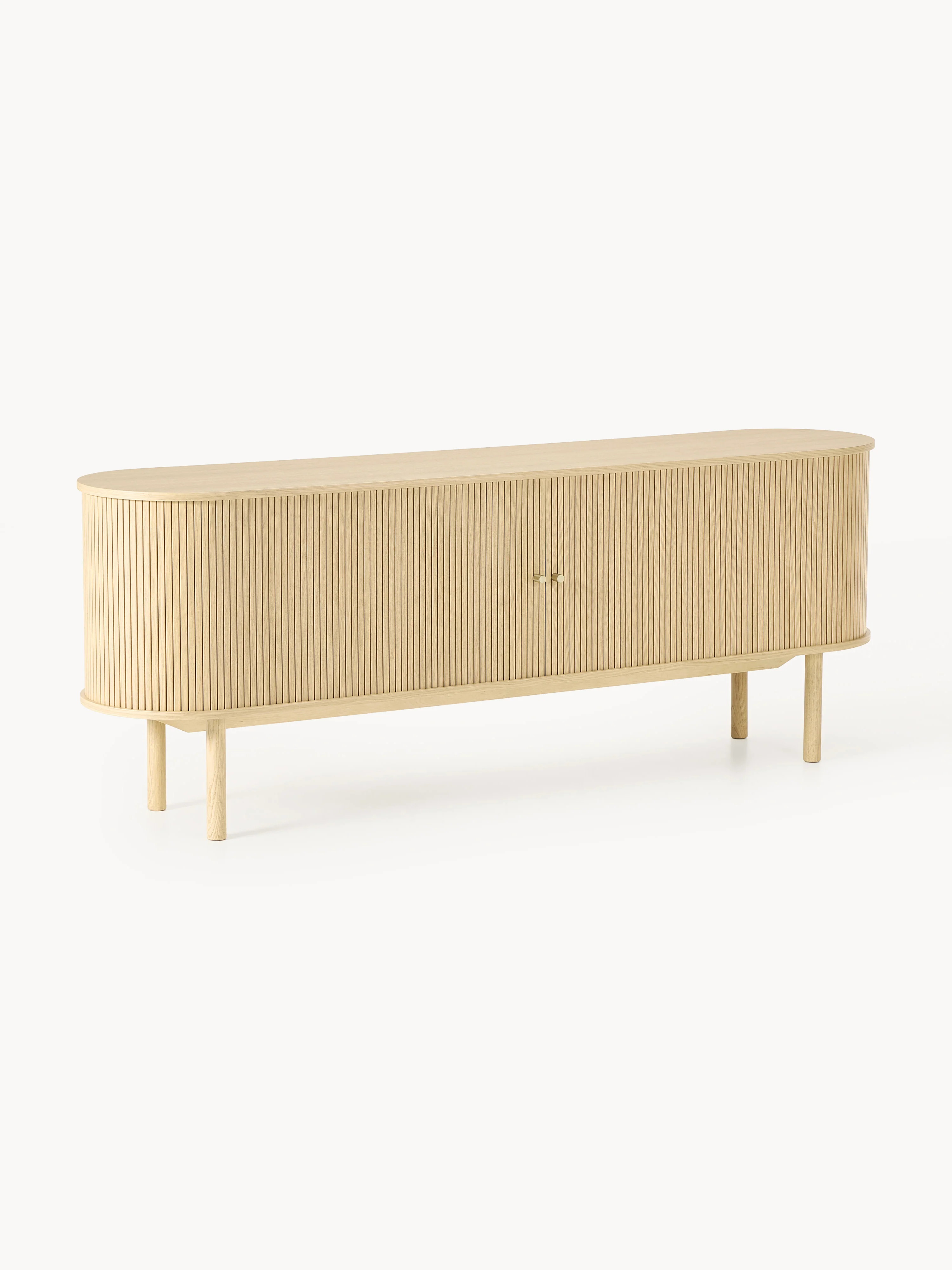 XL Sideboard Calary mit geriffelter Front