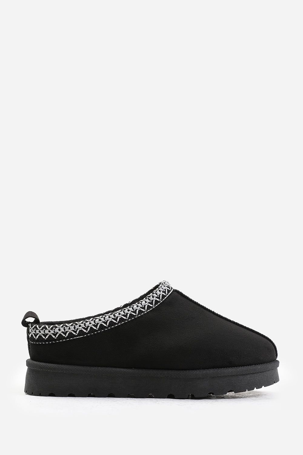 Where's That From Ivana' Cosy Faux-Suede Fur Lining Low Ankle Boot
