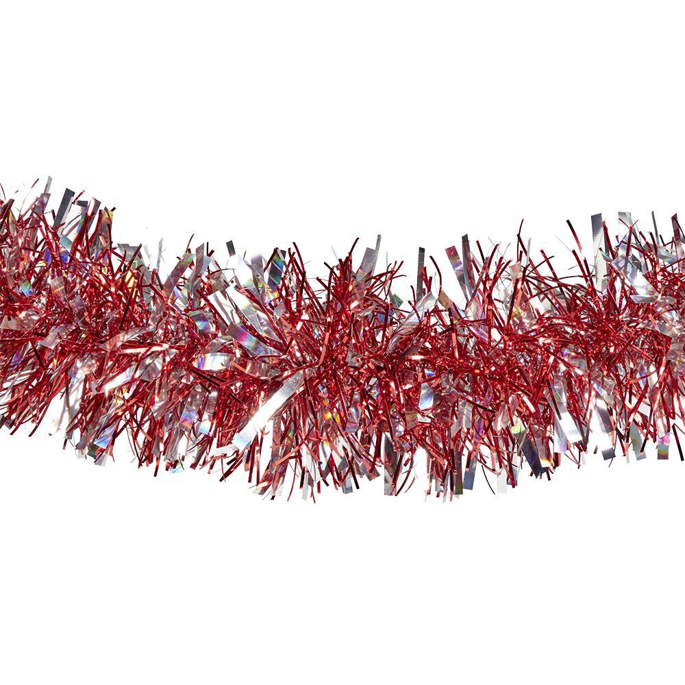 Guirlande rouge métallisé L180cm