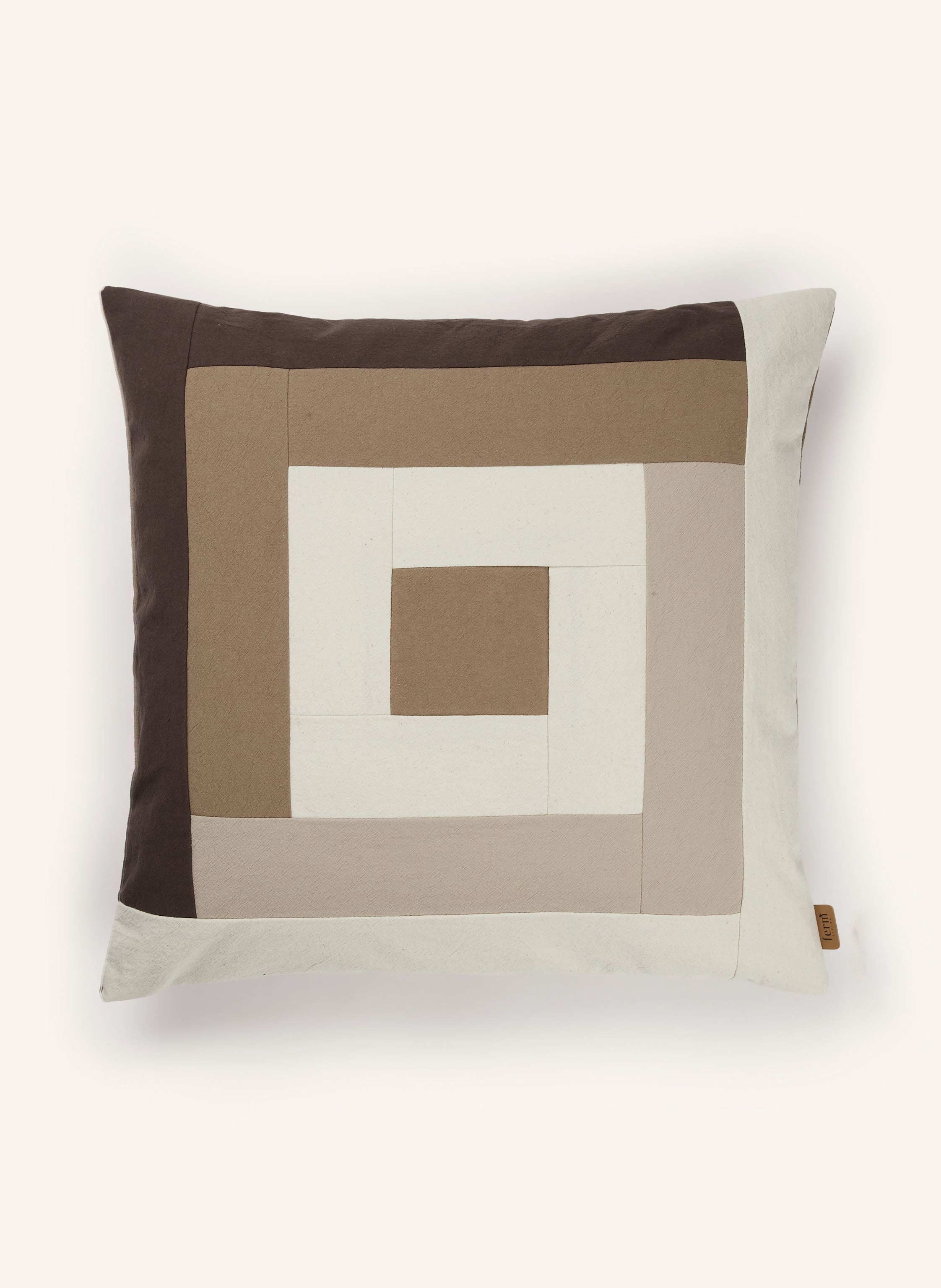 Ferm LIVING Dekokissenhülle BORDER PATCHWORK