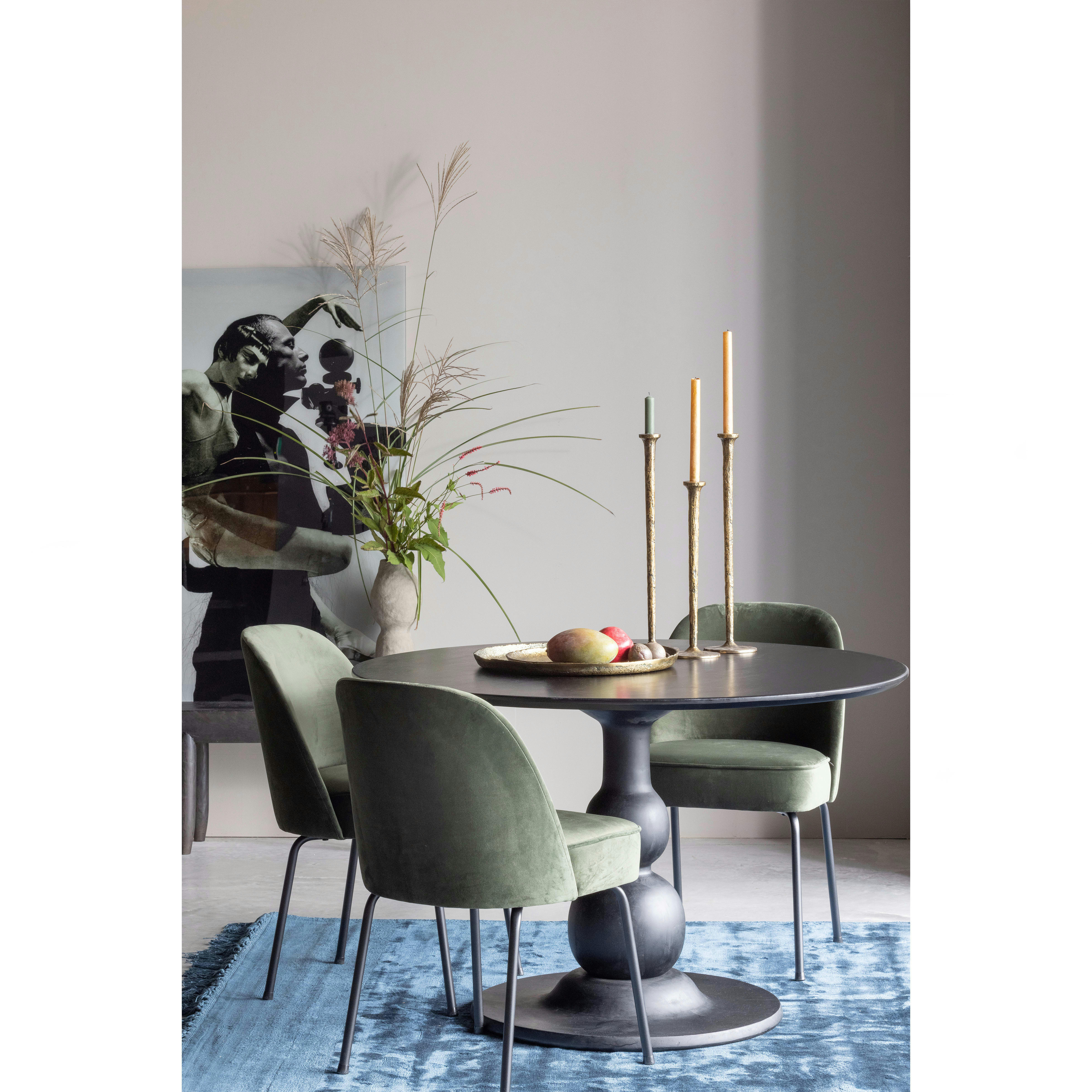 SWEEP - Tapis viscose et coton petrol bleu 170x240