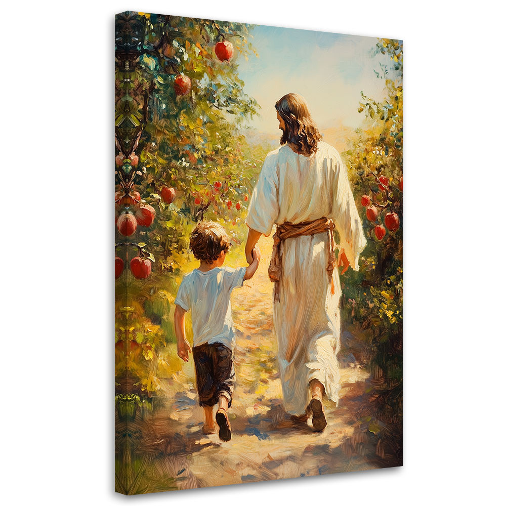 Feeby Obraz nowoczesny, Spacer z Jezusem 40x60