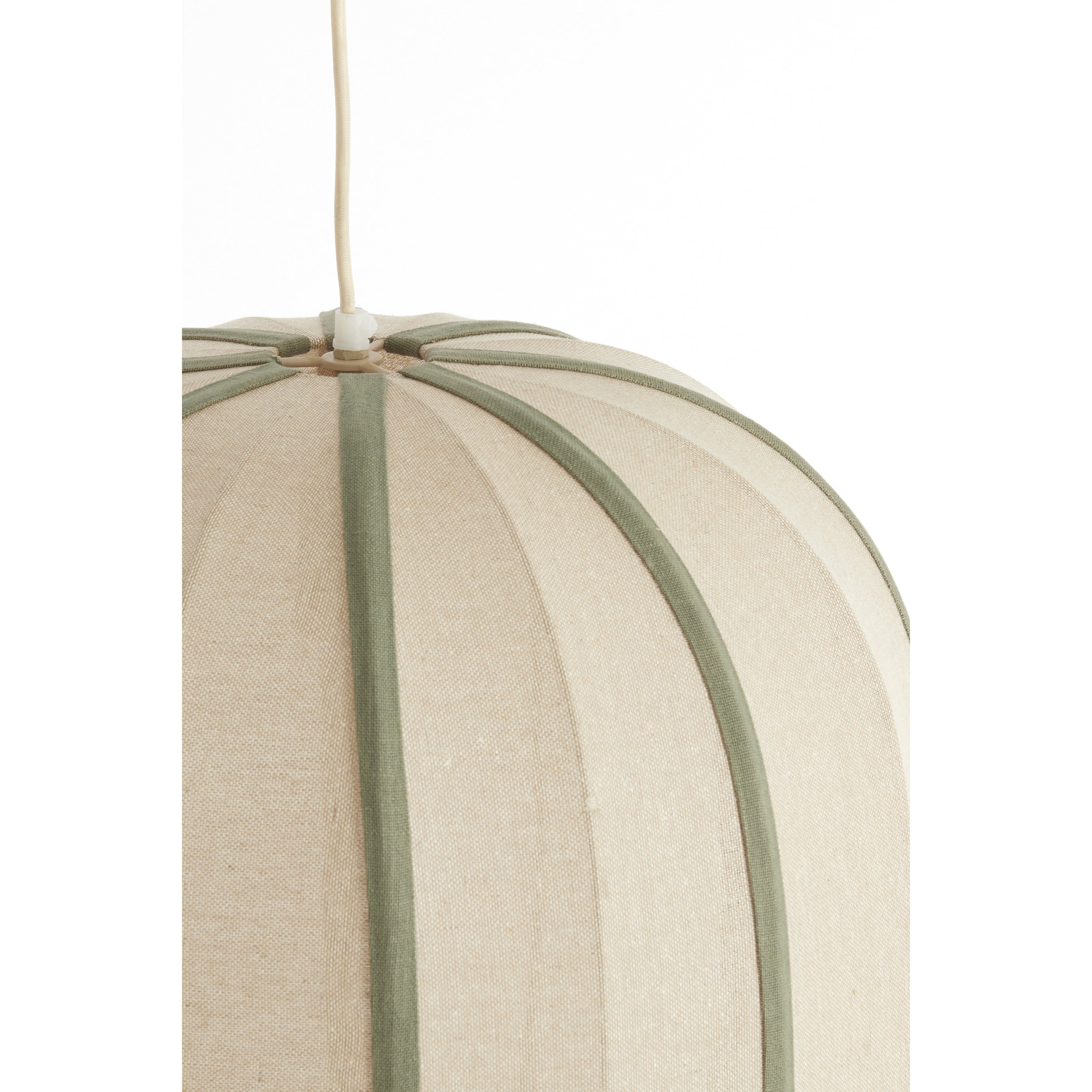 Light & Living - hanglamp - Esmiria - naturel - textiel - Ø 51cm -